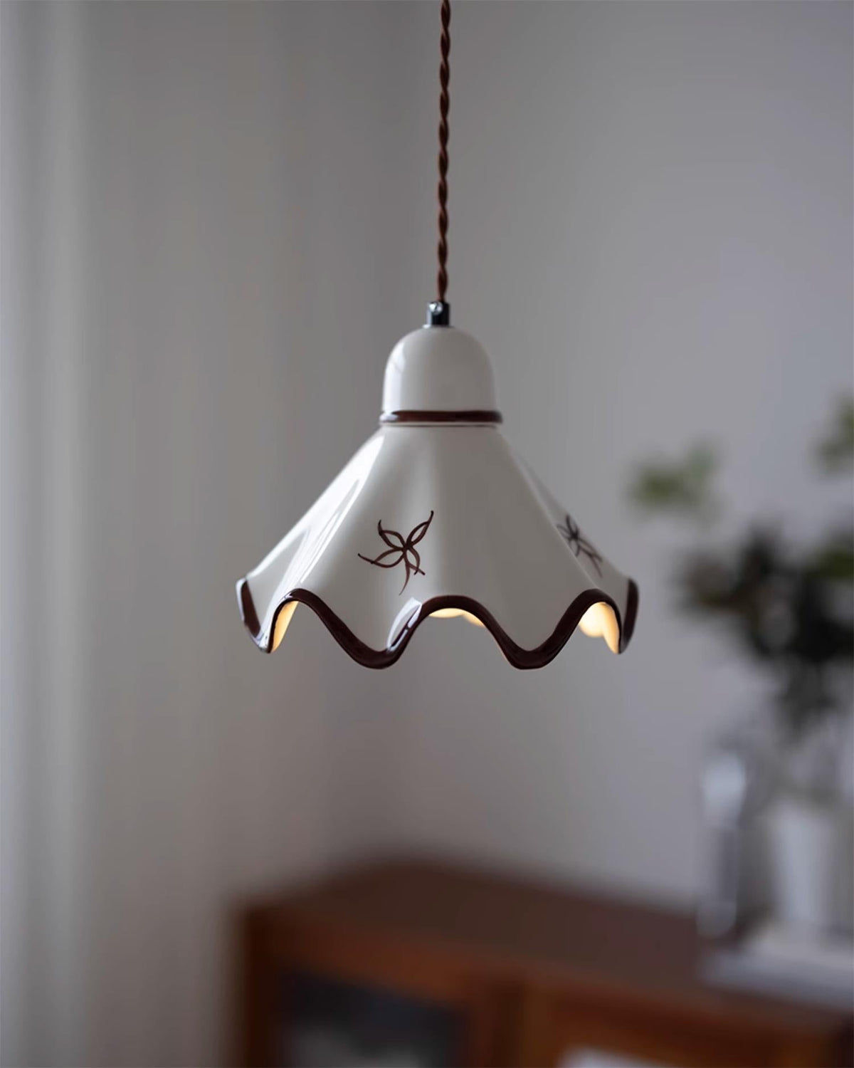Barrowash Ceramic Pendant Light-Moonnatur