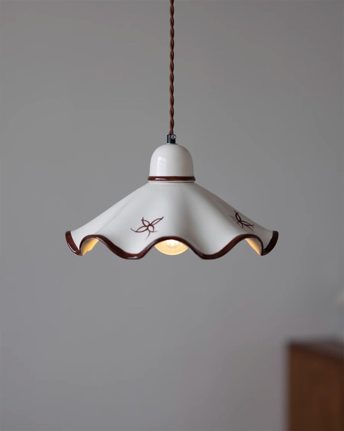 Barrowash Ceramic Pendant Light-Moonnatur