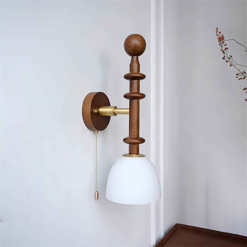 Enverara Wood Wall Light-Moonnatur