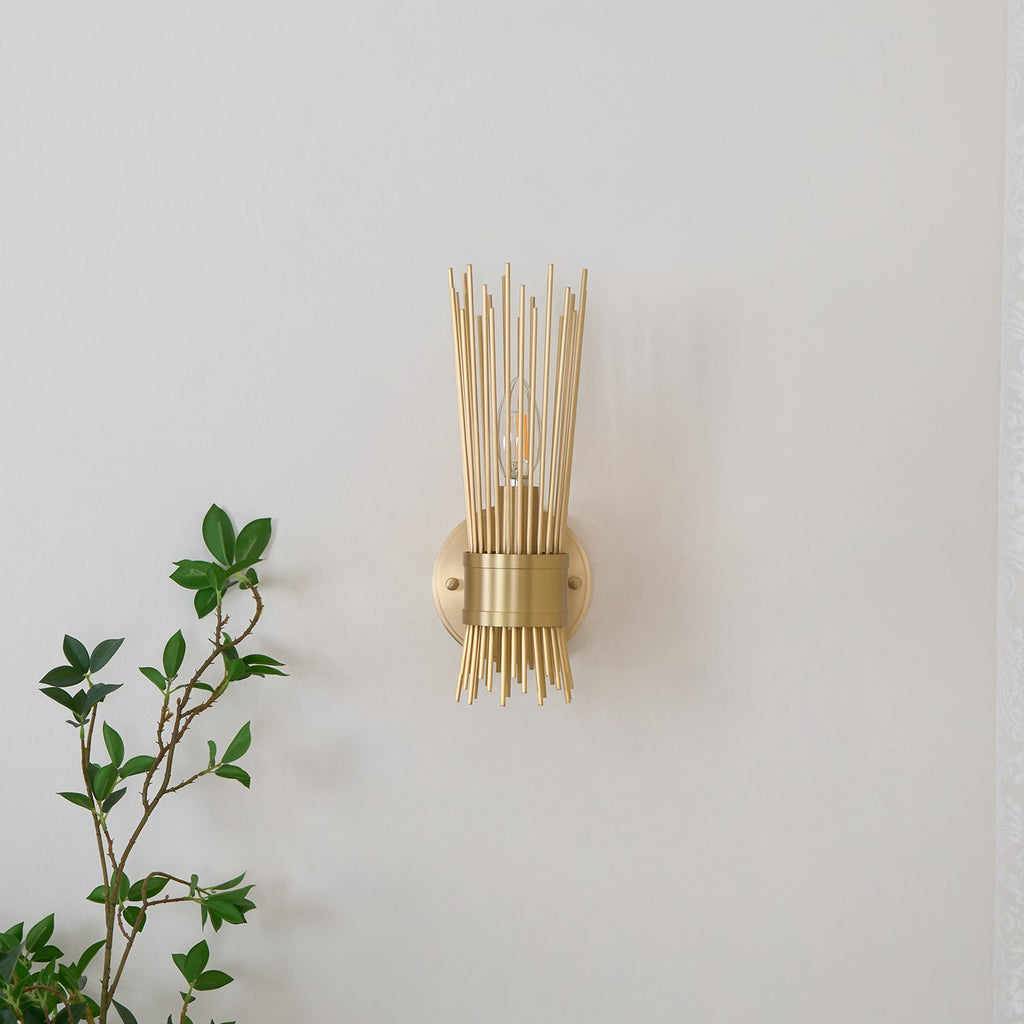 Orlena Brass Wall Lamp-Moonnatur