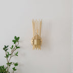 Orlena Brass Wall Lamp-Moonnatur