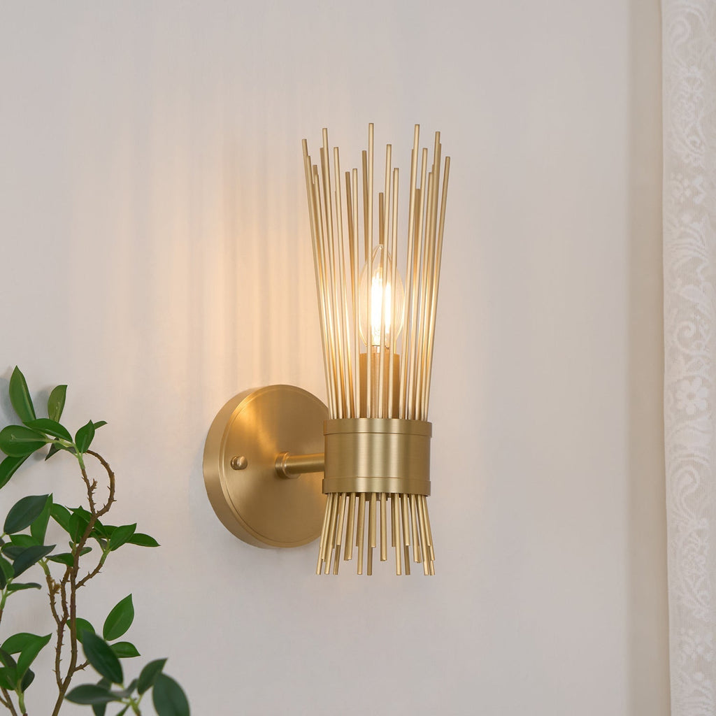 Orlena Brass Wall Lamp-Moonnatur
