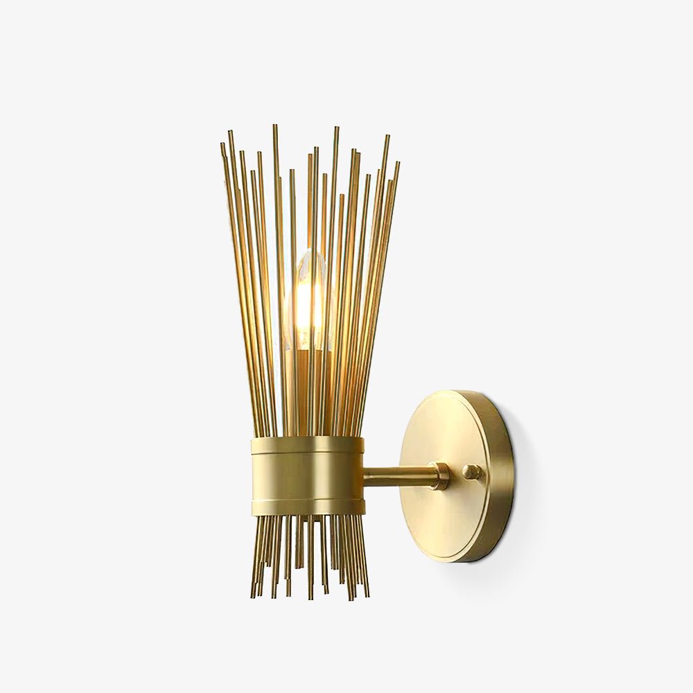 Orlena Brass Wall Lamp-Moonnatur