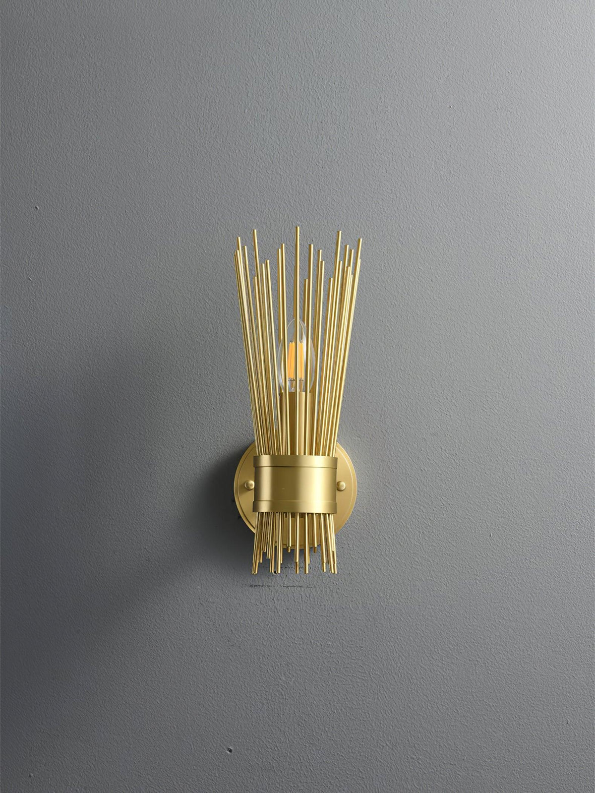 Orlena Brass Wall Lamp-Moonnatur