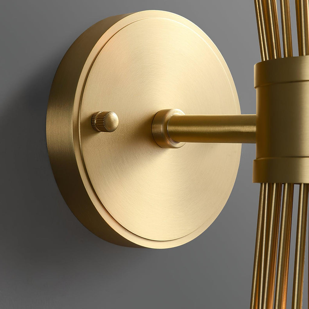Orlena Brass Wall Lamp-Moonnatur