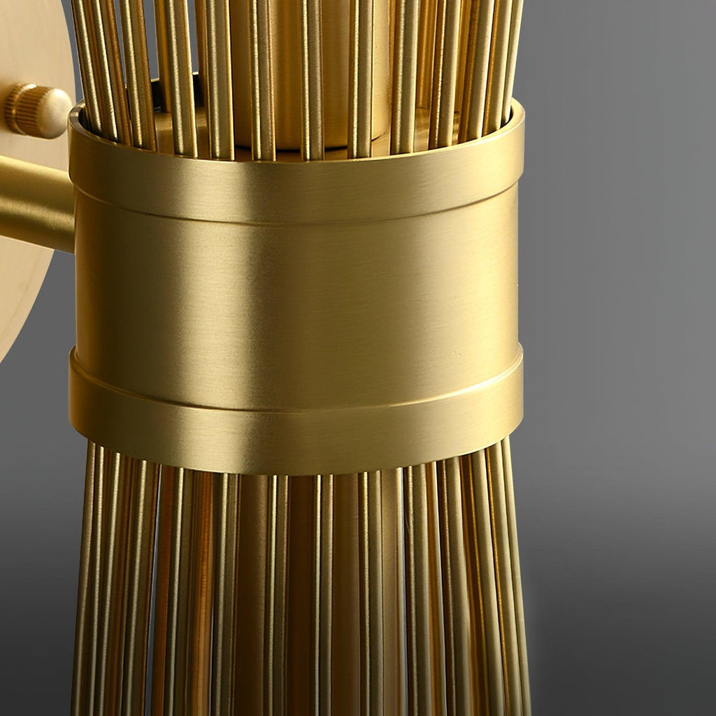 Orlena Brass Wall Lamp-Moonnatur