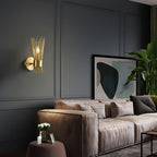 Orlena Brass Wall Lamp-Moonnatur