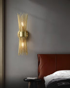 Orlena Brass Wall Lamp-Moonnatur