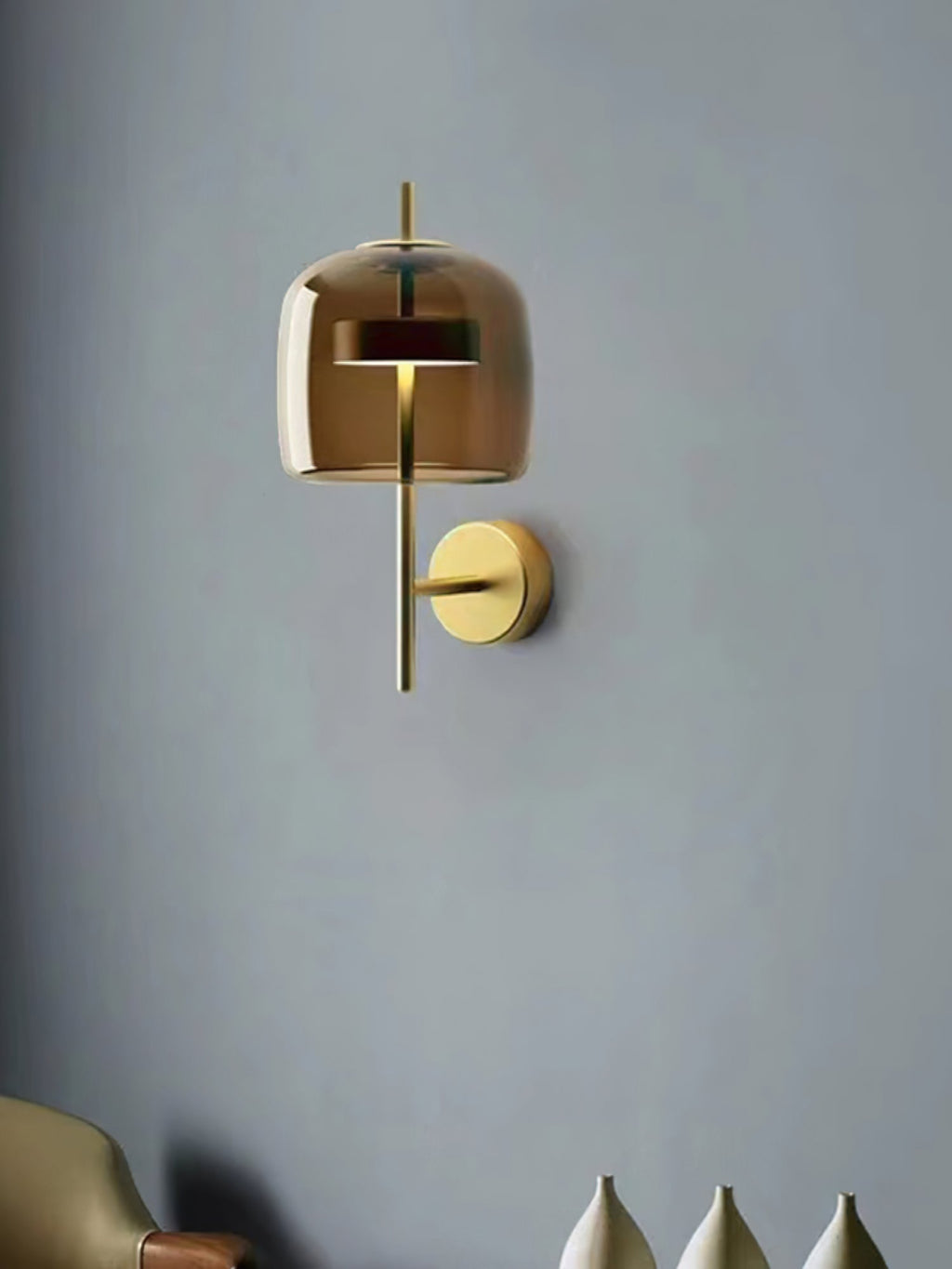 Milrenelle Glass Wall Light-Moonnatur