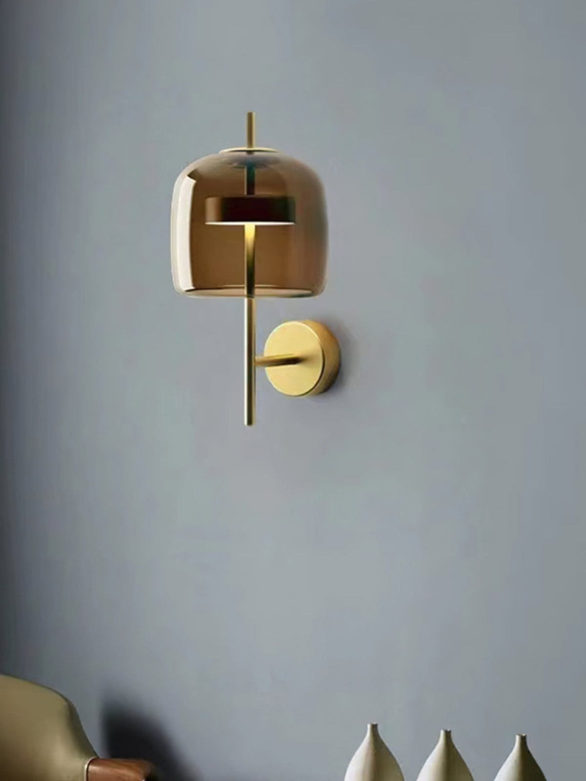 Milrenelle Glass Wall Light-Moonnatur