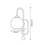 Tildenwood Glass Wall Light-Moonnatur