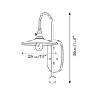 Tildenwood Glass Wall Light-Moonnatur