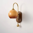 Tildenwood Glass Wall Light-Moonnatur