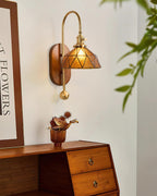 Tildenwood Glass Wall Light-Moonnatur
