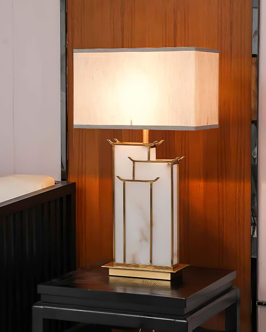 Fenrenora Fabric Table Lamp-Moonnatur