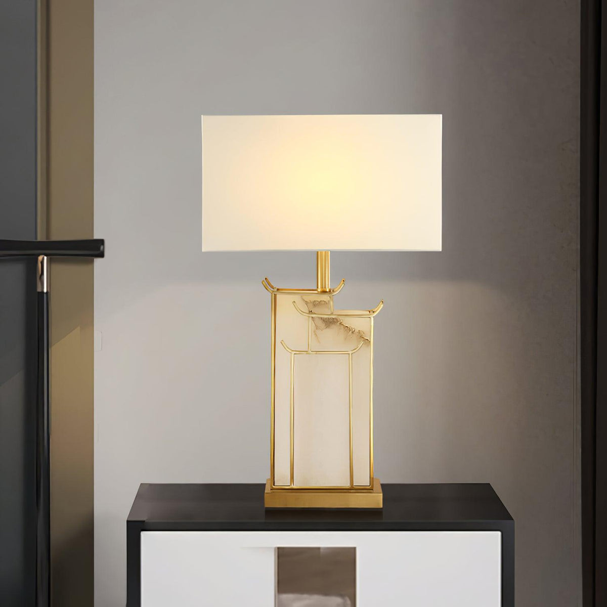 Fenrenora Fabric Table Lamp-Moonnatur