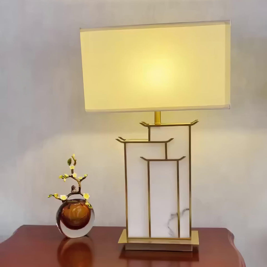 Fenrenora Fabric Table Lamp-Moonnatur