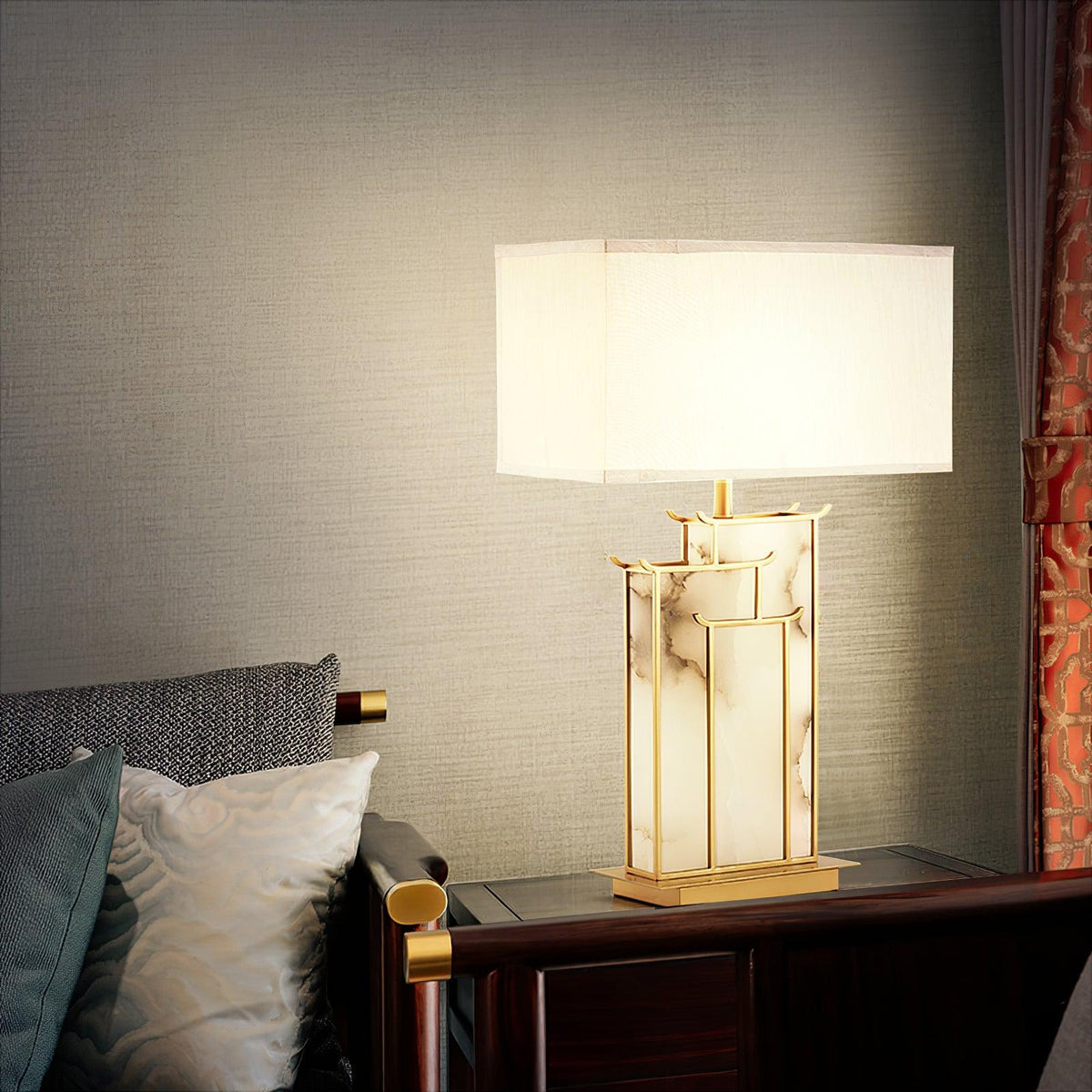 Fenrenora Fabric Table Lamp-Moonnatur