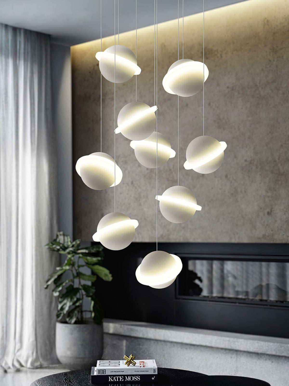 Quenera Iron Pendant Light-Moonnatur
