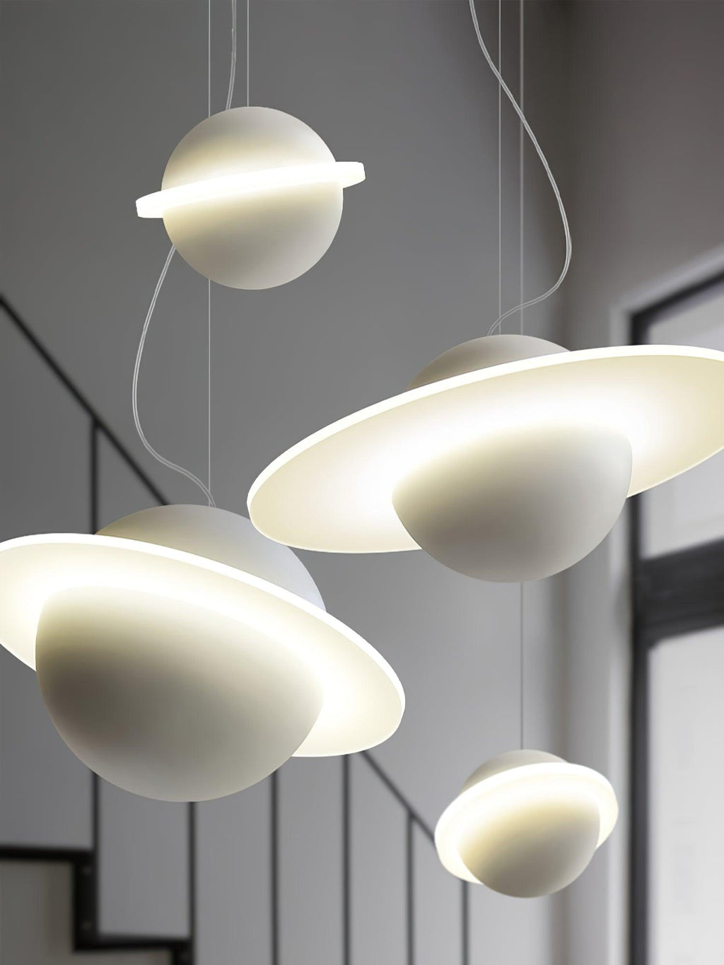 Quenera Iron Pendant Light-Moonnatur