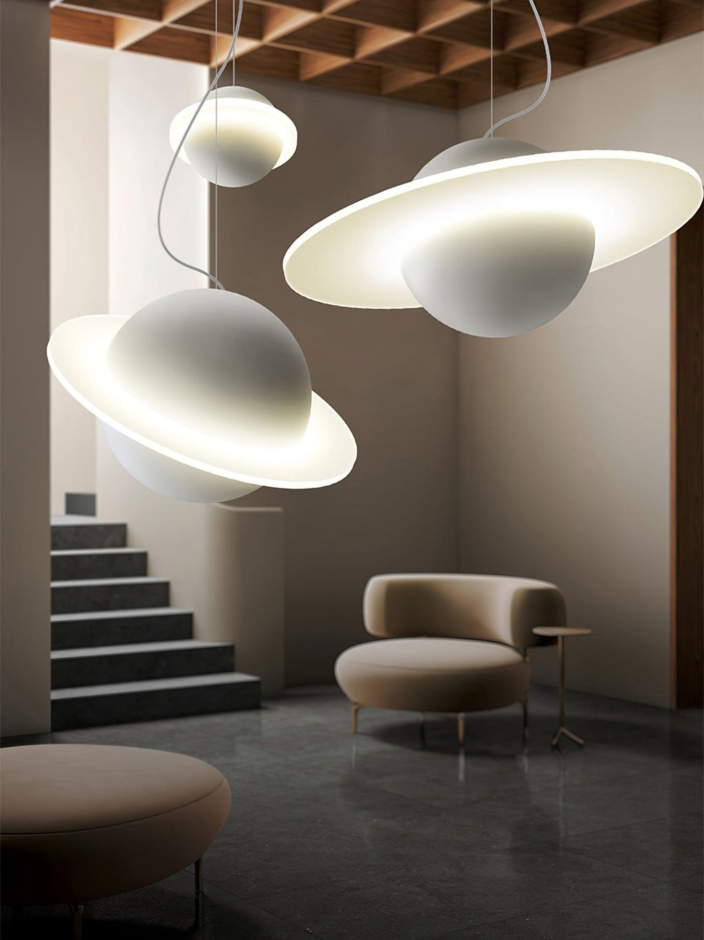 Quenera Iron Pendant Light-Moonnatur