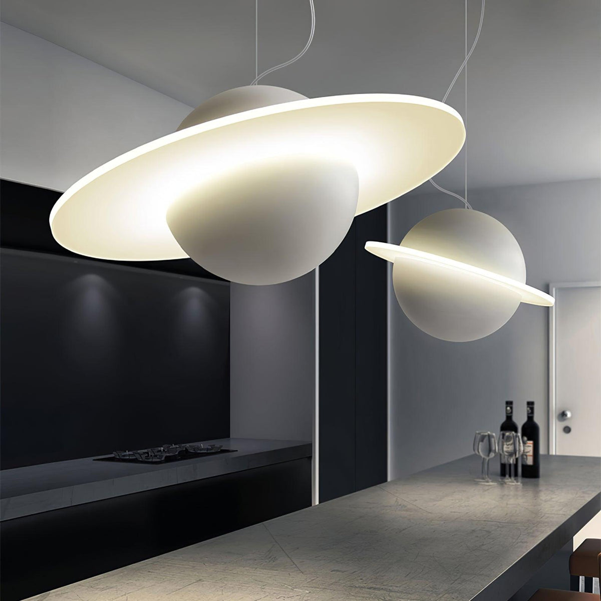 Quenera Iron Pendant Light-Moonnatur