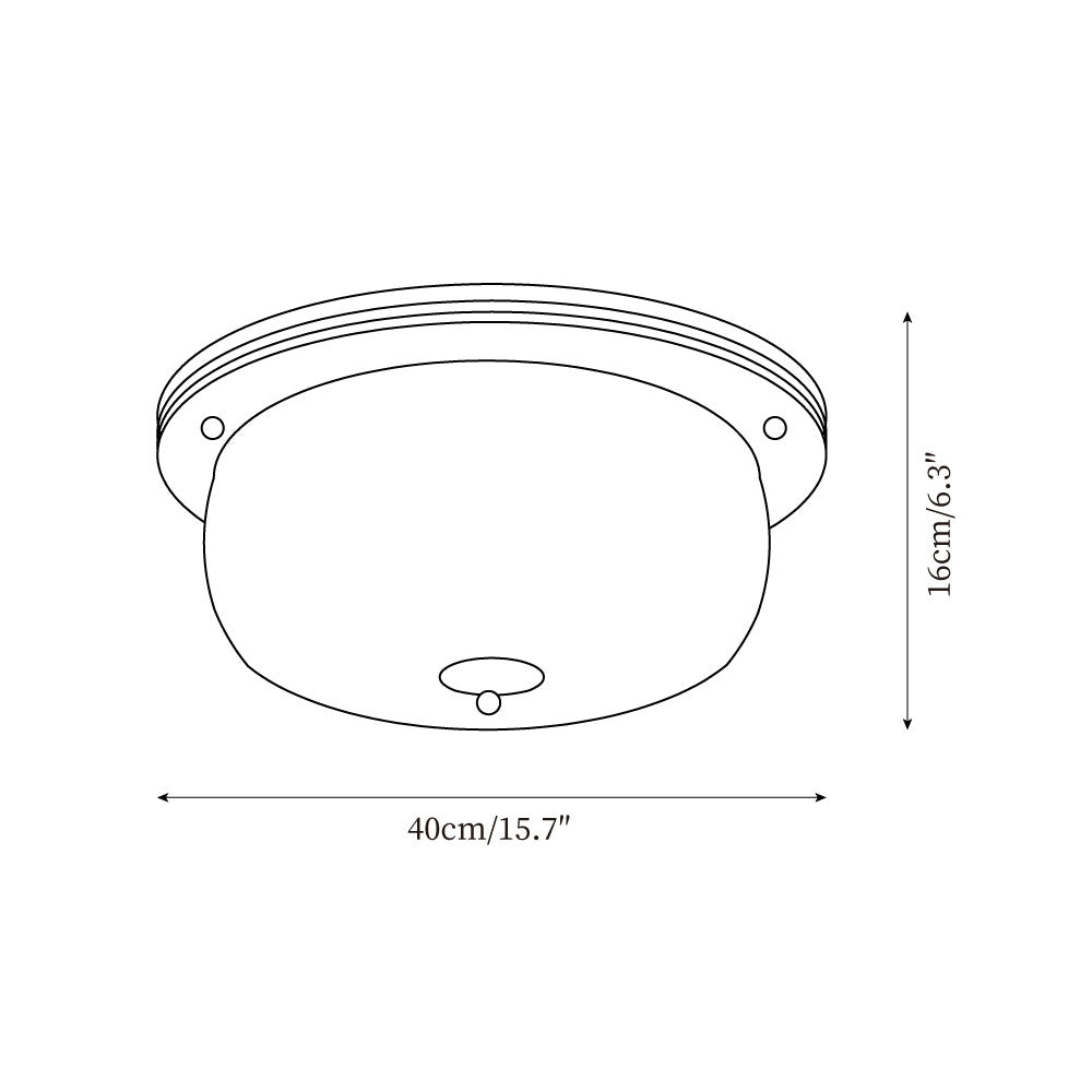 Nethenonna Glass Ceiling Light-Moonnatur