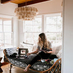 Ceravelle Fabric Chandelier-Moonnatur