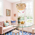 Ceravelle Fabric Chandelier-Moonnatur
