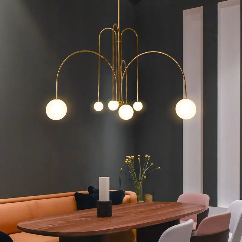 Monica Pendant Light Double Layer Glass Bubble - Neutralighting