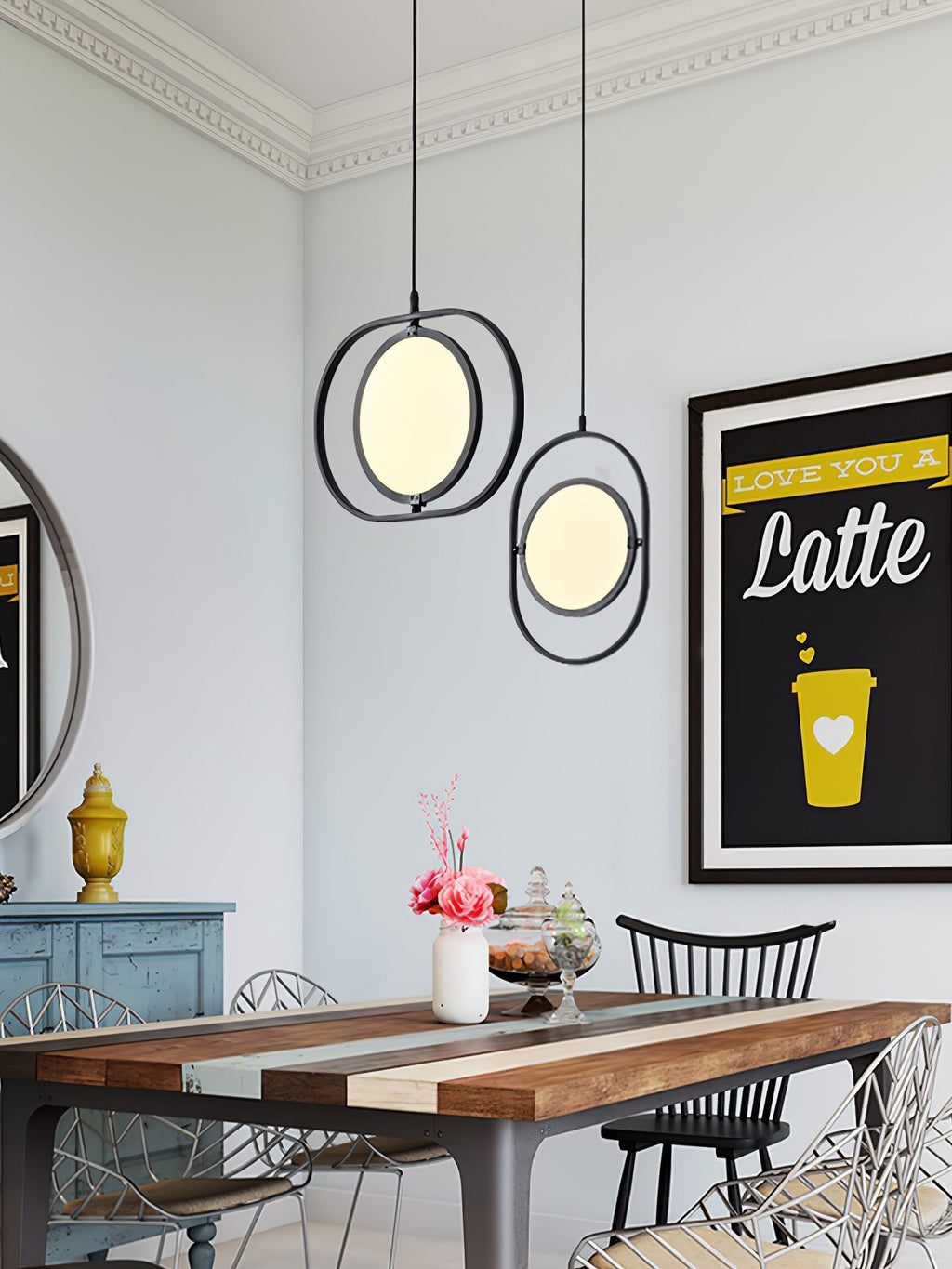 Jorrenera Metal Pendant Light-Moonnatur