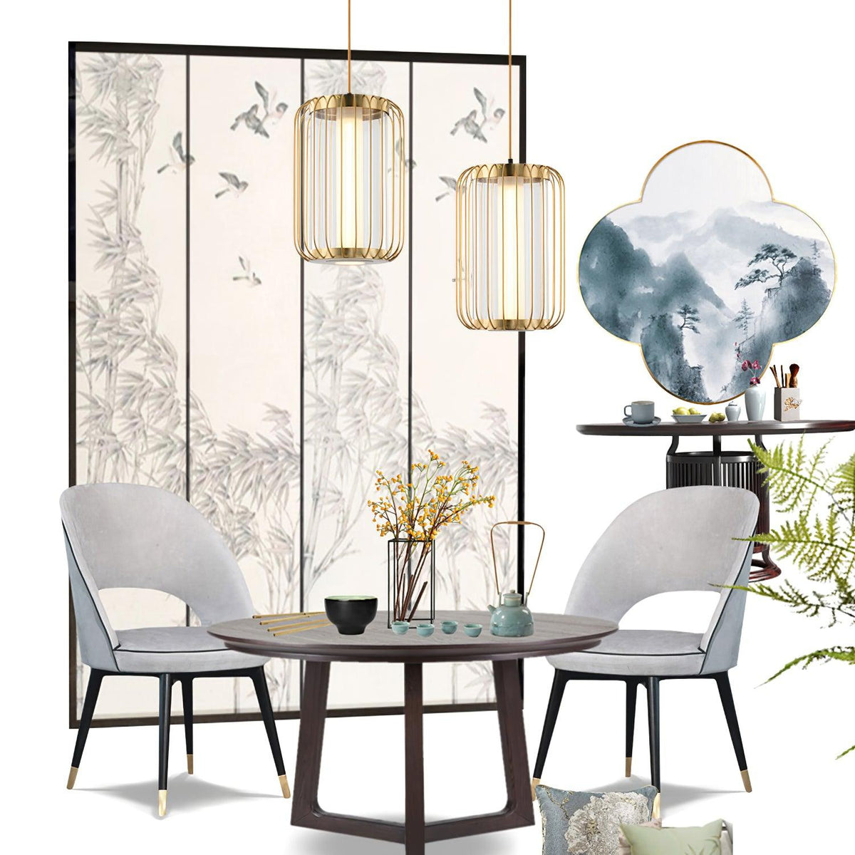 Penreliel Acrylic Pendant Light-Moonnatur