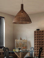 Norrenena Rattan Pendant Light-Moonnatur