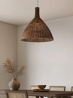 Norrenena Rattan Pendant Light-Moonnatur
