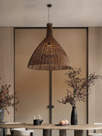 Norrenena Rattan Pendant Light-Moonnatur