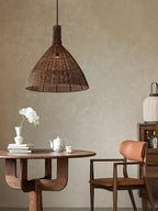 Norrenena Rattan Pendant Light-Moonnatur