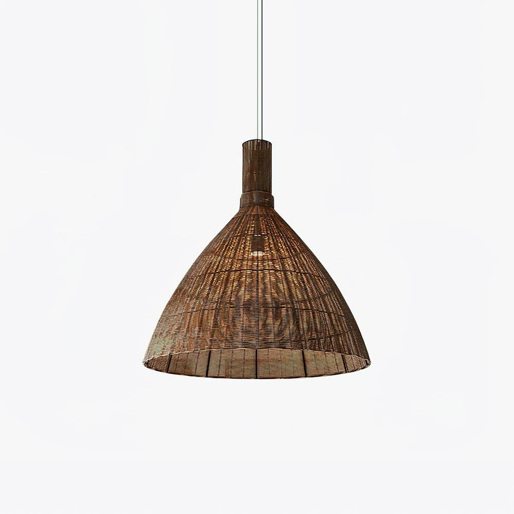 Norrenena Rattan Pendant Light-Moonnatur