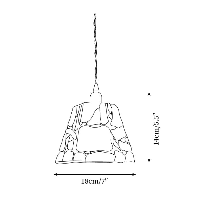 Hathermoss Glass Pendant Light-Moonnatur