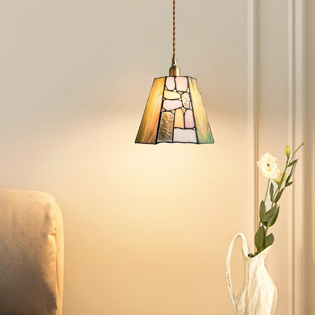 Hathermoss Glass Pendant Light-Moonnatur