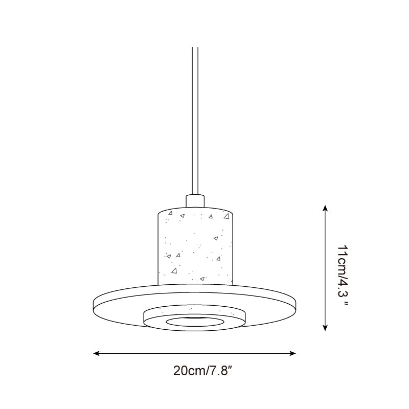 Penrelwynne Travertine Pendant Light-Moonnatur