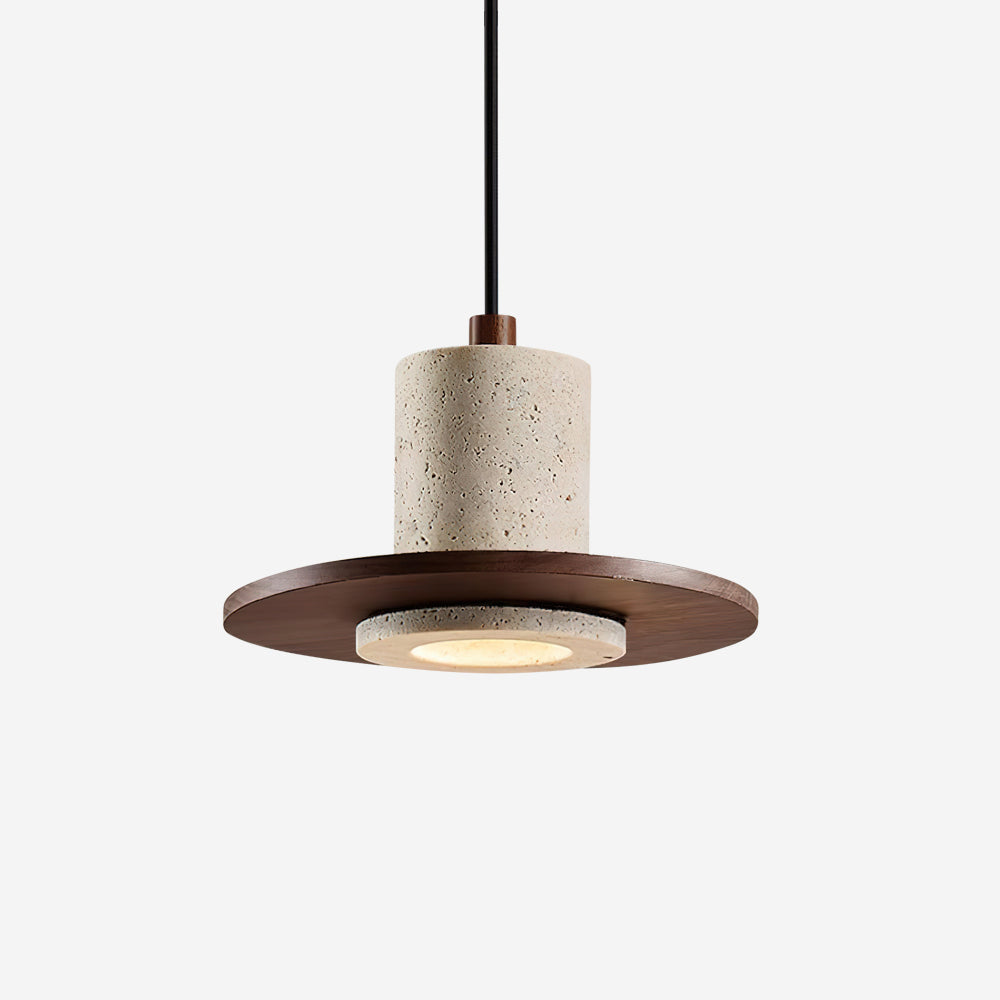 Penrelwynne Travertine Pendant Light-Moonnatur