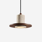 Penrelwynne Travertine Pendant Light-Moonnatur