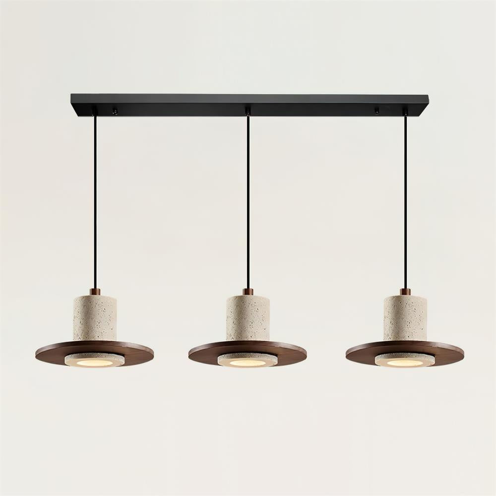 Penrelwynne Travertine Pendant Light-Moonnatur