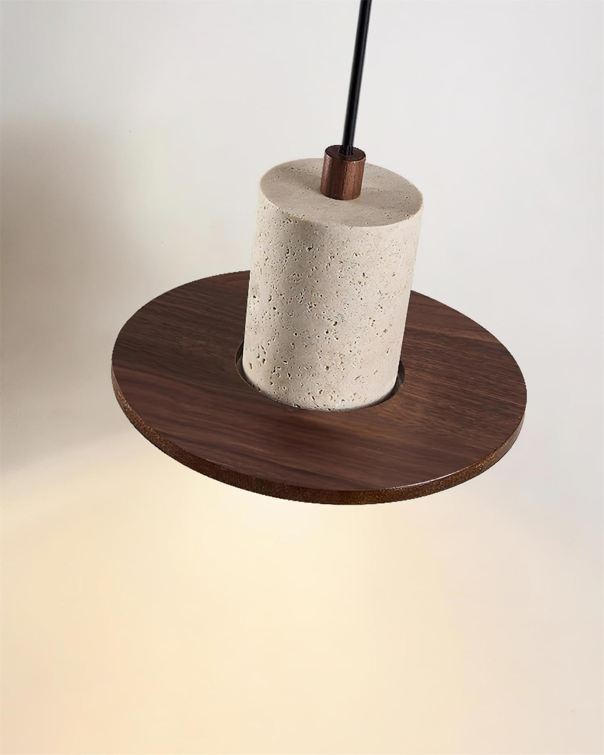 Penrelwynne Travertine Pendant Light-Moonnatur