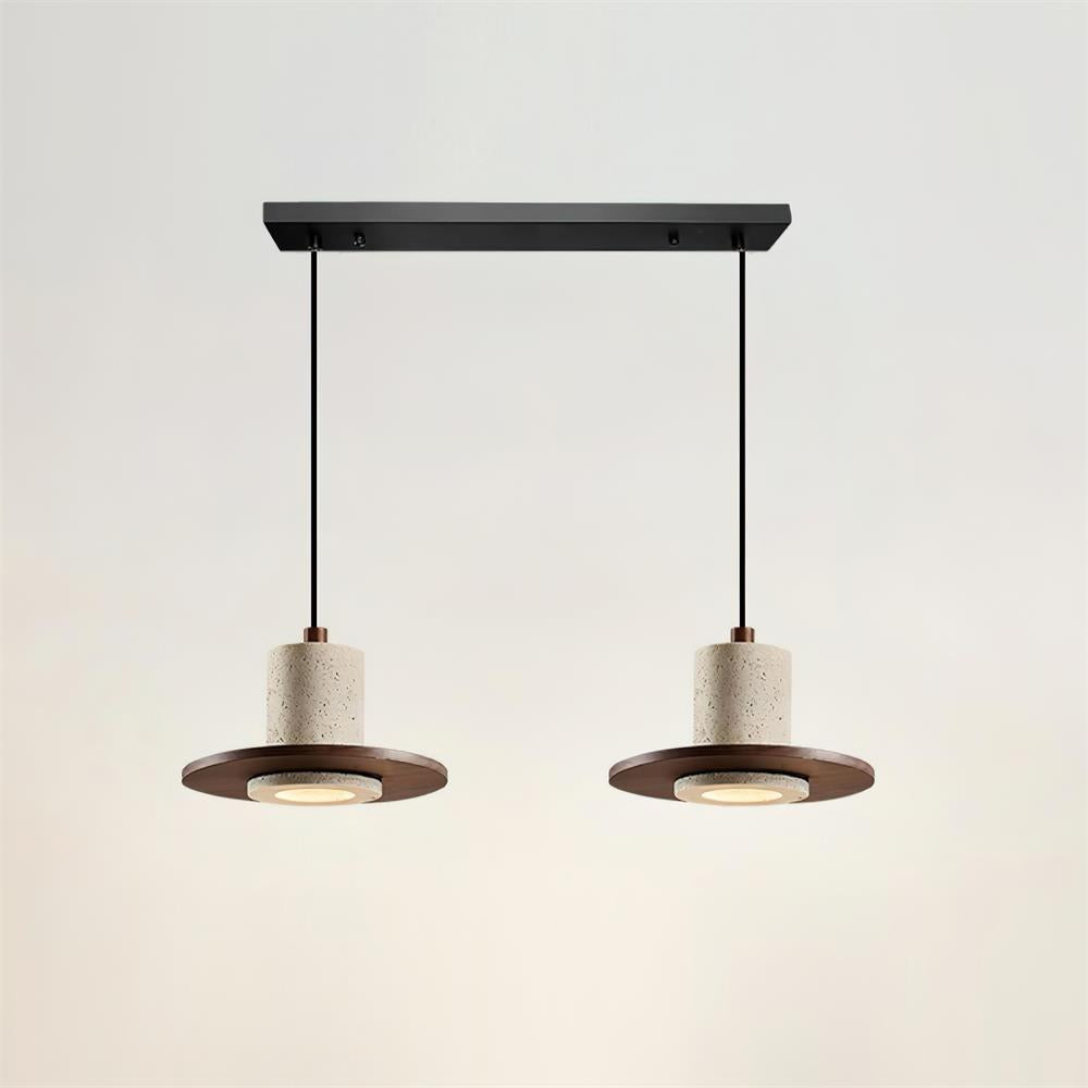 Penrelwynne Travertine Pendant Light-Moonnatur
