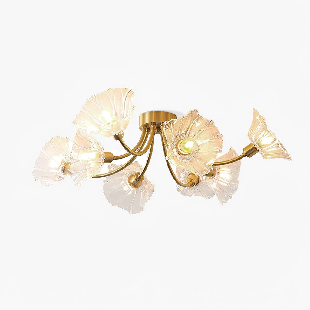 Junarose Glass Ceiling Light-Moonnatur