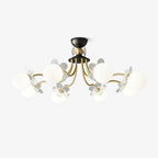 Quenlyn Glass Chandelier-Moonnatur