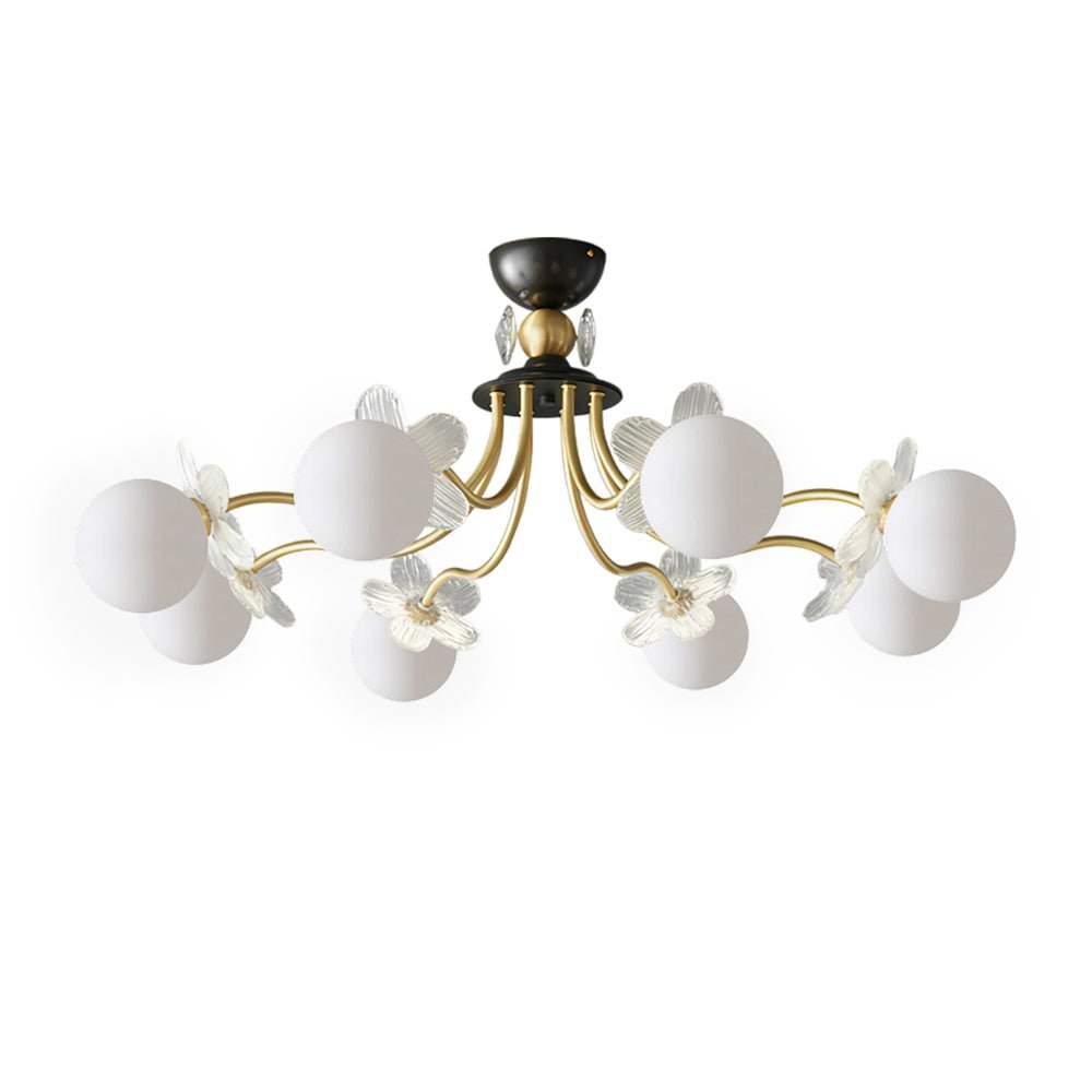 Quenlyn Glass Chandelier-Moonnatur