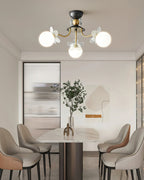 Quenlyn Glass Chandelier-Moonnatur