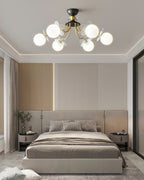 Quenlyn Glass Chandelier-Moonnatur